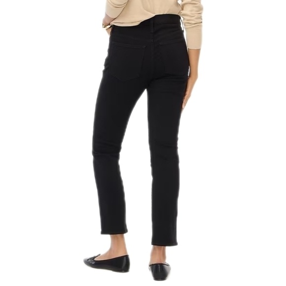 J Crew Factory Essential straight jean in all-day stretch in Black 28P NWT BT024 - Picture 2 of 12